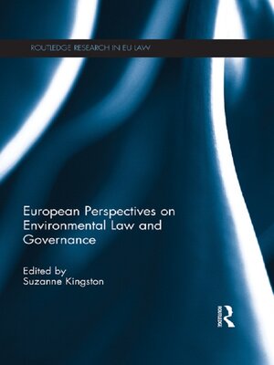 cover image of European Perspectives on Environmental Law and Governance